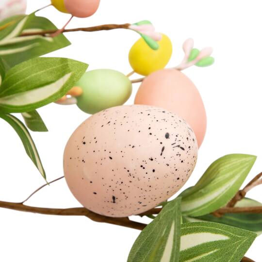 6ft. Pink Easter Egg & Flower Bud Garland